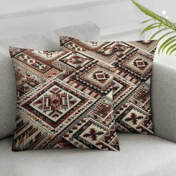 Pillow Case, Geometric Pattern Pillow Case,Southwest Print Pillow Case, Throw Pillow Case Cushion Cover Linen for Sofa Couch