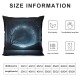 Beautiful Night Sky Pillow Cover The and The Trees Pillow case, Sublime Nature View Farmhouse Decorative Throw Pillow Cover for Sofa Couch Home Decoration