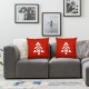 Christmas Pillow Covers Dog Throw Pillows Christmas Red Pillowcase Home Decor Living Room House Decorative Cushion Case for Sofa Couch