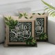 Spring Pillow Covers Spring Throw Pillowcase Modern Home Sofa Bedroom Living Room Holiday Cushion Case Decorations