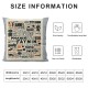 Fall Pillow Covers Flannels Pumpkins Bonfires Autumn Harvest Holiday Pillows Case Linen Farmhouse Sofa Bedroom Throw Cushion Cover Decoration