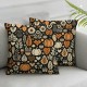 Thanksgiving Pillow Covers Yellow Leopoard Pumpkins Throw Pillows Thanksgiving Day Fall Autumn Pillowcase for Sofa Couch Holiday Home Decor