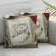 Christmas Pillow Covers Throw Pillow Covers Christmas Grey Winter Pillowcase Home Decor Living Room House Decorative Cushion Case for Sofa Couch