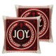 Christmas Pillow Covers Red Throw Pillow Covers Christmas Tree Wreath Pillowcase Home Decor Living Room House Decorative Cushion Case for Sofa Couch