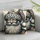 Merry Christmas Throw Pillow Covers Holly Leaf Home Decor Party Pillowcase Living Room Cushion Case for Sofa Couch