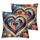 Valentines Day Pillow Covers Valentines Love Throw Pillowcase Cushion Case Sofa Home Decorations Wedding Anniversary Decor