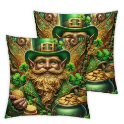 St Patricks Day Pillow Covers Throw Pillowcase Home Sofa Decor Pillowcase Happy Decoration Cushion Cases