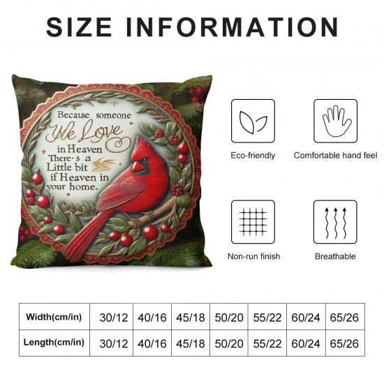 Christmas Pillow Covers Throw Pillow Covers Christmas Winter Pillowcase Farmhouse Home Decor Living Room House Decorative Cushion Case for Sofa Couch