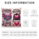 Valentines Day Pillow Covers Love Heart Holiday Truck Flowers Sofa Throw Pillowcase Cushion Case Home Decoration Wedding Anniversary Decor