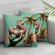 Summer Pillow Covers Throw Pillow Covers Summer Farmhouse Cushion Case Decor for Sofa Couch