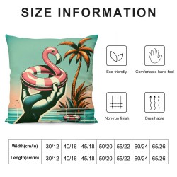 Summer Pillow Covers Throw Pillow Covers Summer Farmhouse Cushion Case Decor for Sofa Couch