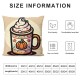 Fall Pillow Covers Fall Pumpkin Maple Leaf Throw Pillowcase Holiday Home Decor Sofa Bedroom Cushion Case Outdoor Indoor Decorations